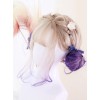 Graffiti Girl Series Gray And Purple Gradient Short Curly Hair Lolita Wig