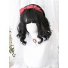 Black Wave Foam Curly Lolita Short Wigs