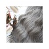 Air-bangs Gray Water Wave Curly Lolita Wig