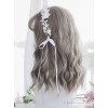 Air-bangs Gray Water Wave Curly Lolita Wig