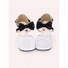 Round-toe Shallow Mouth Bowknot Star Pendant Lolita Shoes