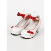 Bowknot Chinese Style Embroidered Lolita High Heel Shoes