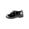 Black Patent Leather Retro British Style Lolita Shoes