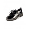 Black Patent Leather Retro British Style Lolita Shoes