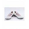 White 1" High Heel Charming Polyurethane Round Toe Double Straps Platform Girls Lolita Shoes