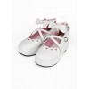 White Lace Bowknot Pink Sweet Lolita Platform Shoes