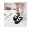 Round-toe Cute Cat Ears Bowknot Sweet Lolita Shoes