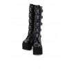 High Boots Embroidered Cross Super High Heel Punk Gothic Lolita Boots