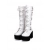 High Boots Embroidered Cross Super High Heel Punk Gothic Lolita Boots