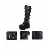 High Boots Embroidered Cross Super High Heel Punk Gothic Lolita Boots