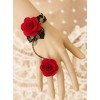 Gorgeous Lace Floral Lady Lolita Bracelet And Ring Set