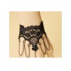 Gothic Cross Bat Lady Lolita Bracelet And Ring Set