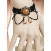 Gothic Lace Artificial Crystal Lady Lolita Wrist Strap