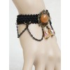 Gothic Lace Artificial Crystal Lady Lolita Wrist Strap