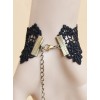 Gothic Retro Black Lolita Wrist Strap And Ring