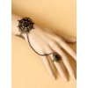 Handmade Black Lace Cobweb Laday Lolita Bracelet And Ring Set