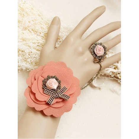 Pink Sweet Bohemian Style Lady Lolita Wrist Strap