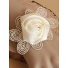 Retro White Rose Lace Bracelet