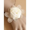 Retro White Rose Lace Bracelet