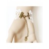 Romantic White Lace Bow Handmade Lolita Bracelet And Ring Set