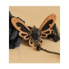 Sweet Black Lace Butterfly Girls Lolita Wrist Strap