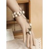 Vintage Flower Pearl Lace Lolita Bracelet And Ring