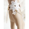 White Lace Pearls Bridesmaid And Bride Classic Lolita Bracelet