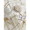 White Lace Pearls Bridesmaid And Bride Classic Lolita Bracelet