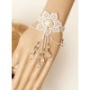 White Lace Flower Wedding Lady Lolita Wrist Strap