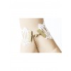 White Lace Rose Handmade Lolita Bracelet And Ring Set