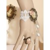 Elegant White Lace Princess Lolita Bracelet And Ring Set