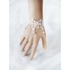 Sweet White Lace Pearl Lolita Wrist Strap