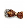 Elegant Leopard Bow Women Lolita Hairpin