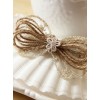 Elegant Light Gold Lace Bowknot Women Lolita Hairpin