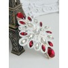 Gorgeous White Lace Rhinestone Lady Lolita Hairpin