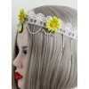 Green Small Daisy Retro Lady Handmade Lolita Headband