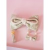 Japanese Style Light Green Bowknot Swing Pendant Lolita Hairpin