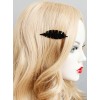 Retro Gorgeous Gothic Black Leaves Lolita Hairpin