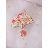 Small Bell Pendant Chinese Style Fan-shaped Sweet Lolita Hairpin