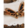 Concise Brown Butterfly Lovely Handmade Lolita Hairpin