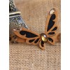 Concise Brown Butterfly Lovely Handmade Lolita Hairpin