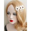 Elegant White Lace Flowers Lolita Hairpin