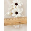 Elegant White Lace Flowers Lolita Hairpin