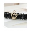 Gothic Imperial Crown Black Lady Lolita Hairpin