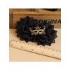 Gothic Black Lace Flower Handmade Lolita Hairpin