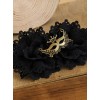 Gothic Black Lace Flower Handmade Lolita Hairpin