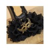 Gothic Black Lace Flower Handmade Lolita Hairpin