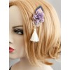 Purple Flower Tassel Chinese Style Handmade Lolita Hairpin