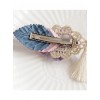 Purple Flower Tassel Chinese Style Handmade Lolita Hairpin