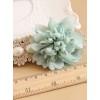 Green Flowers Lace Lolita Hairpin